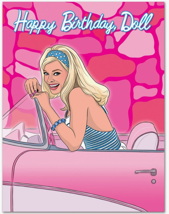 Barbie Doll Birthday Card 
