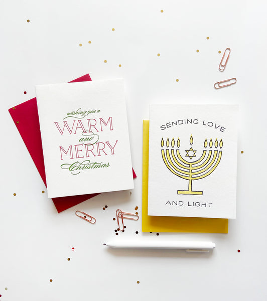 Menorah Love & Light Card