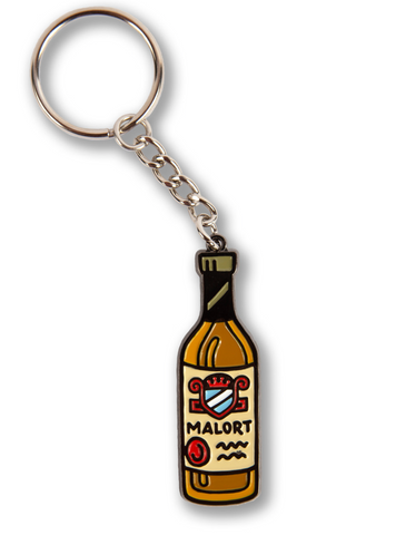Malort Keychain Bottle Enamel - TT