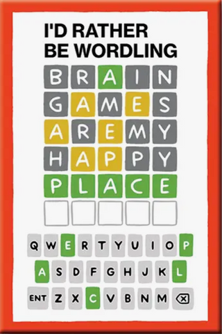 Rather Be Wordling Magnet