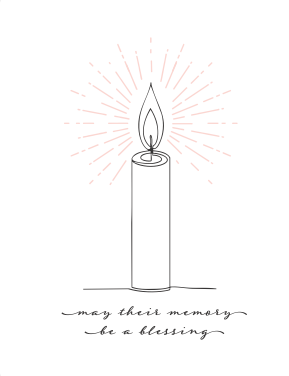 Memory Blessing Card 