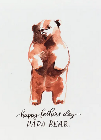 Papa Bear Card 