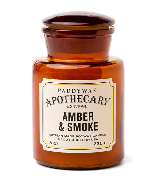 Amber & Smoke  Apothecary Candle