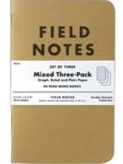 Mixed Field Notes Set of 3 