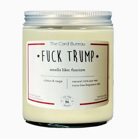 Fuck Trump Candle 