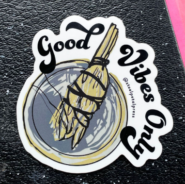 Good Vibes Sage Sticker