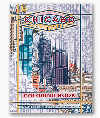 Chicago Architecture Coloring Book 