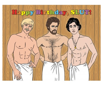 Birthday Slut Card