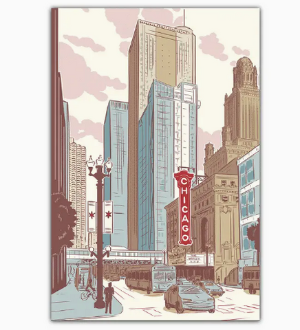 Chicago Loop Postcard 