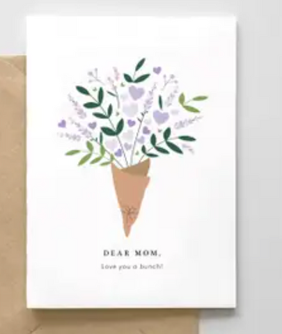 Dear Mom Love You A Bunch Card