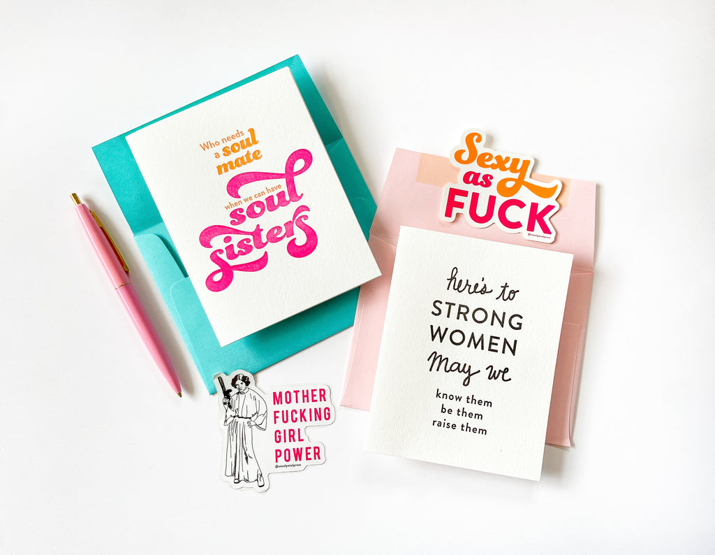 Soul Sisters Card – Steel Petal Press