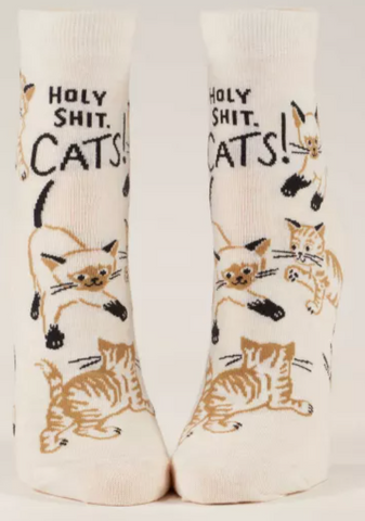 Holy Shit Cats Socks 
