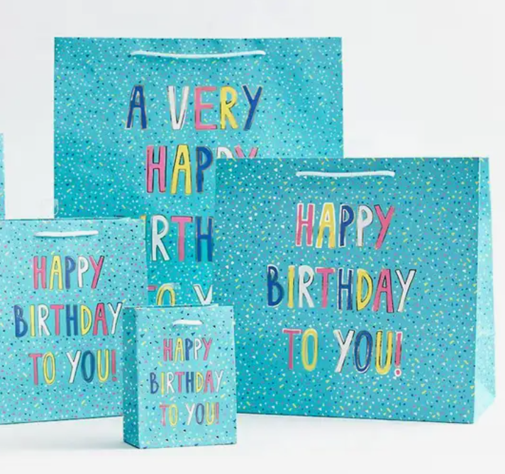 Happy Birthday Gift Bag - Steel Petal Press