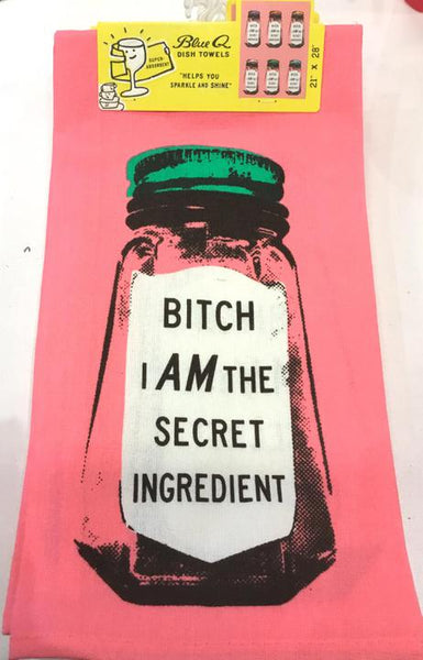Bitch Secret Ingredient Dish Towel