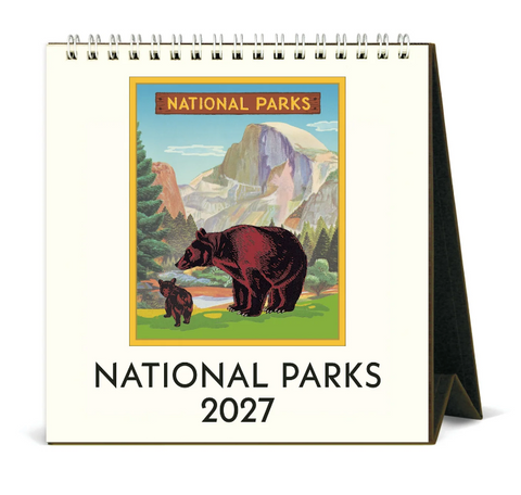2027 Cavallini Desk Calendar National Parks