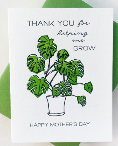 Helping Me Grow Mom Card