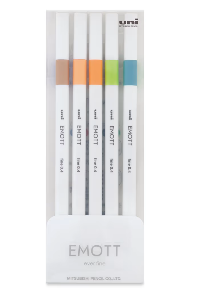 Fine Tip Pens Set of 5