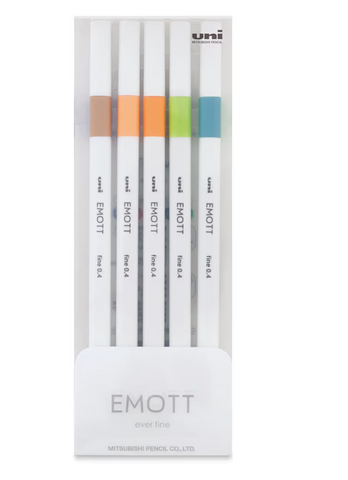Fine Tip Pens Set of 5