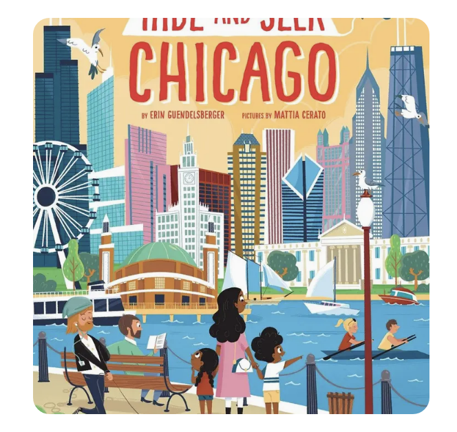 Hide And Seek Chicago Childrens Book By Erin Guendelsberger - SB