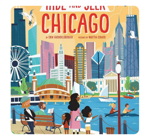 Hide And Seek Chicago Childrens Book By Erin Guendelsberger - SB