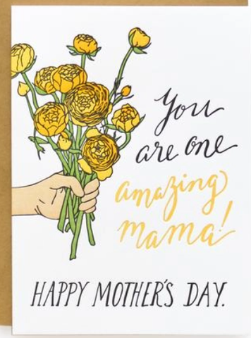 One Amazing Mama Card