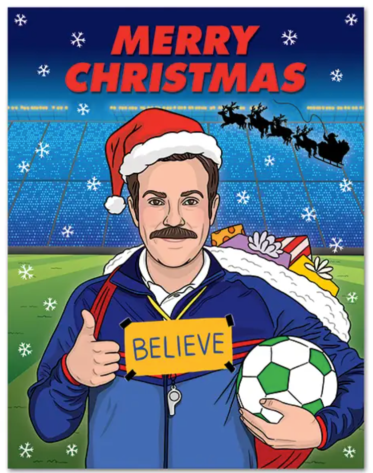 Ted Lasso Christmas Card 