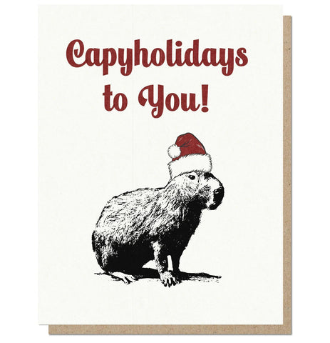 Capyholidays to You Card