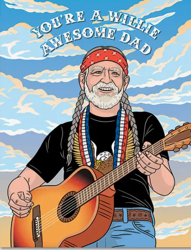 Willie Awesome Dad Card