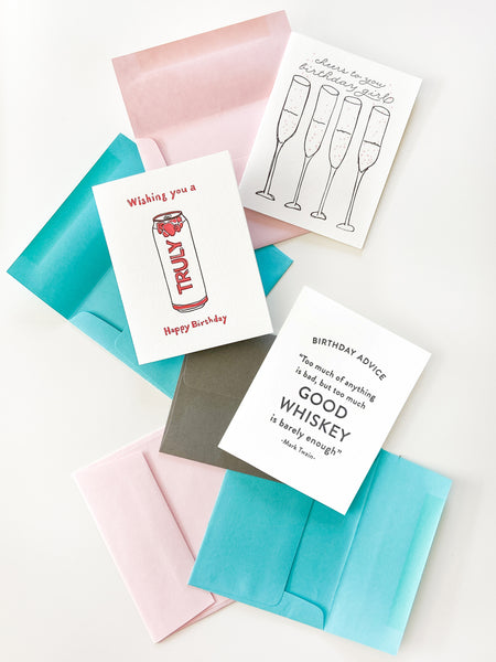 Whiskey Birthday Card