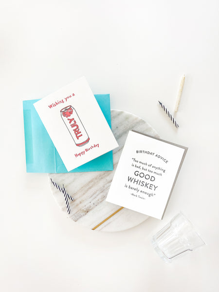 Whiskey Birthday Card
