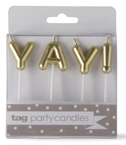 Yay Party Candles