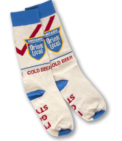 Drink Local Chicago Socks