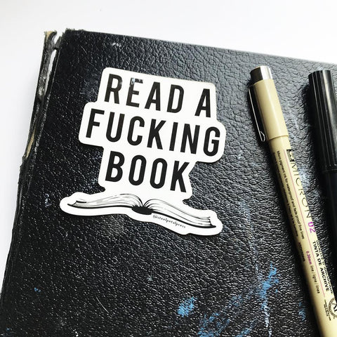 Fucking Book Sticker 