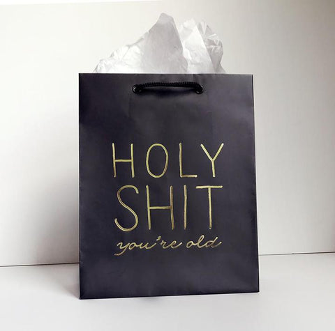 Holy Shit Old Gift Bag 