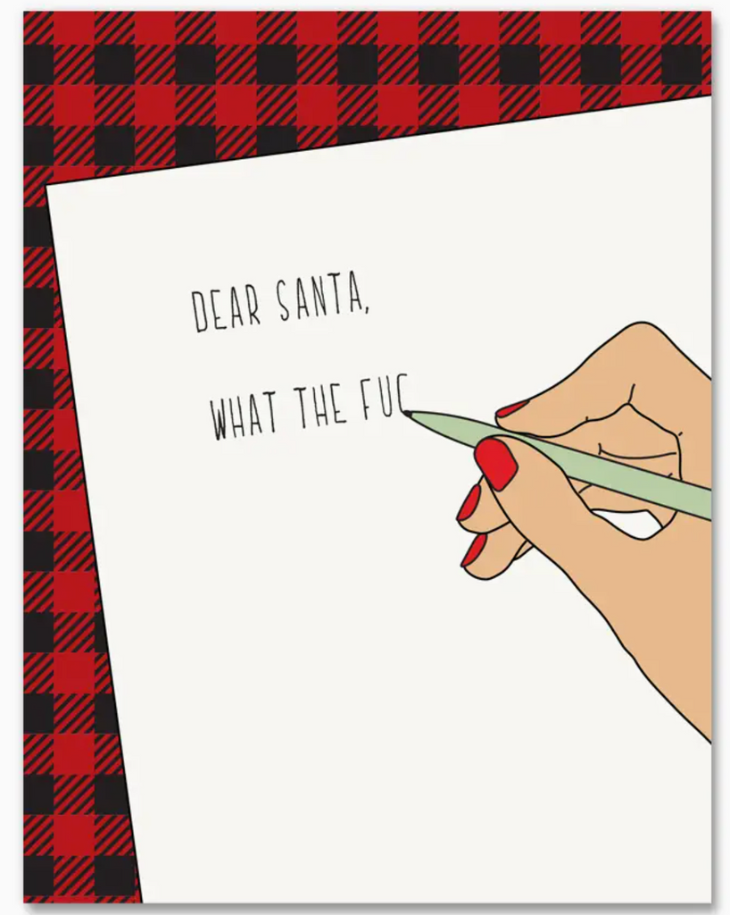 Dear Santa WTF Card