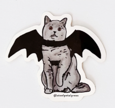 Bat Cat Sticker