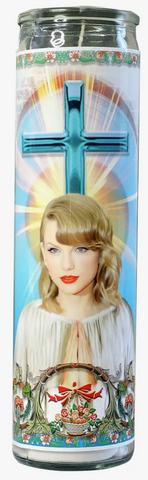 Taylor Swift Prayer Candle 
