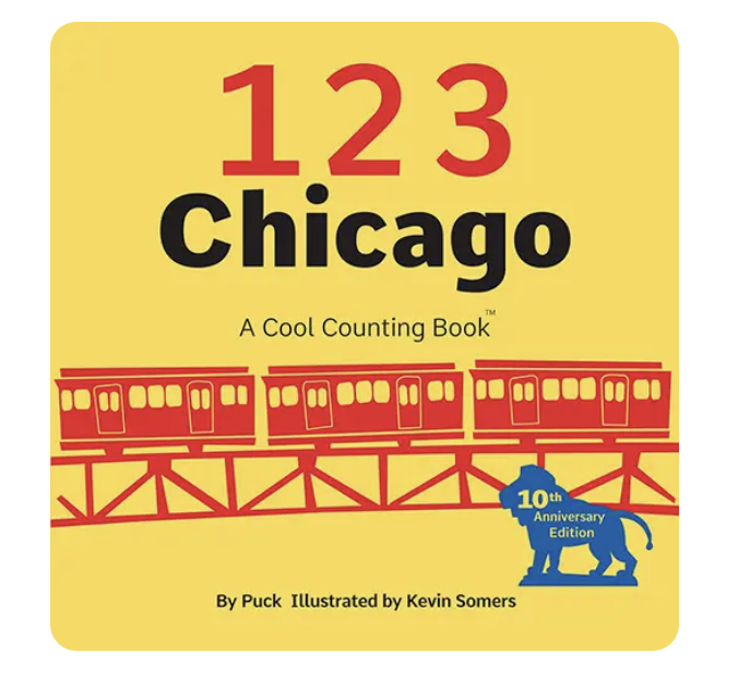 123 Chicago A Cool Counting BoardnBook Childrens By Puck - SB