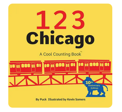 123 Chicago A Cool Counting BoardnBook Childrens By Puck - SB