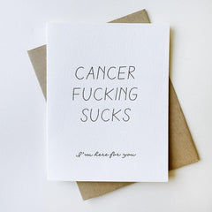 Cancer Sucks Card