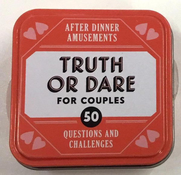 Truth Or Dare Couples Game Tin