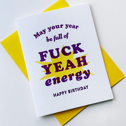 Fuck Yeah Birthday Card