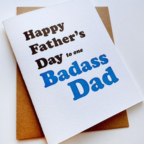 Badass Dad Card