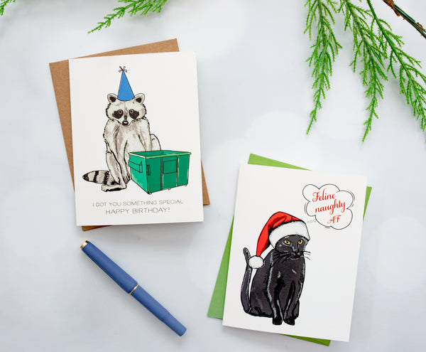 Raccoon Special Birthday Card