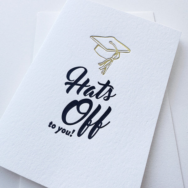 Hats Off Grad Card