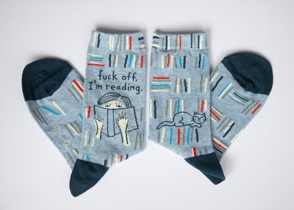 Fuck Off, I'm Reading Crew Socks