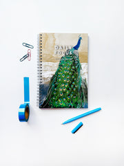Daily Focus Peacock Notebook