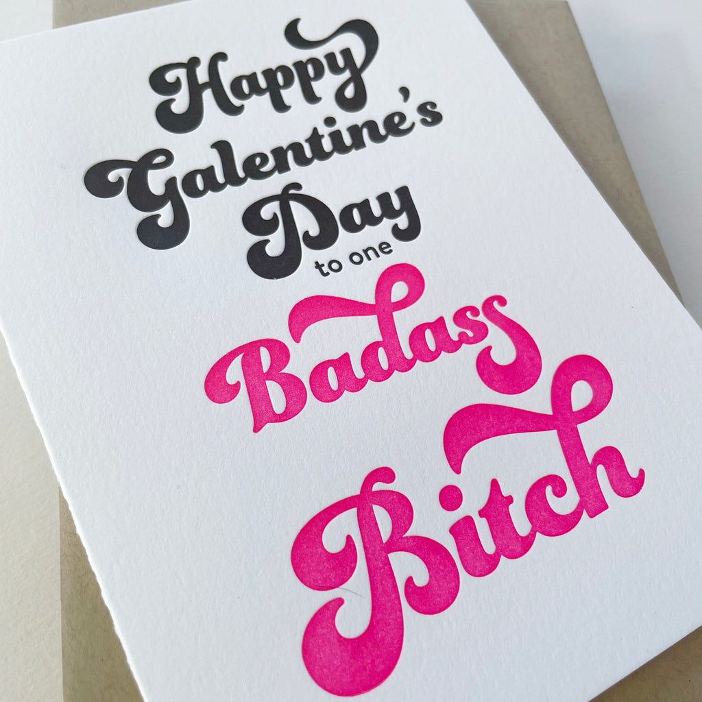 Badass Galentine Card
