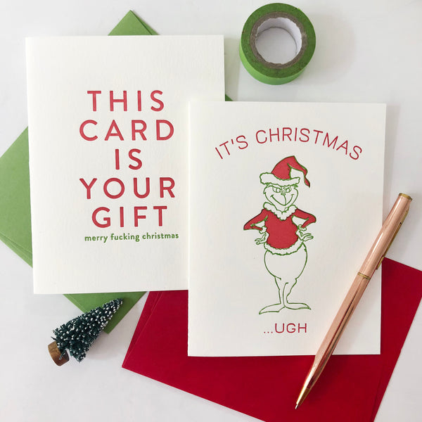 Grinch Christmas Card