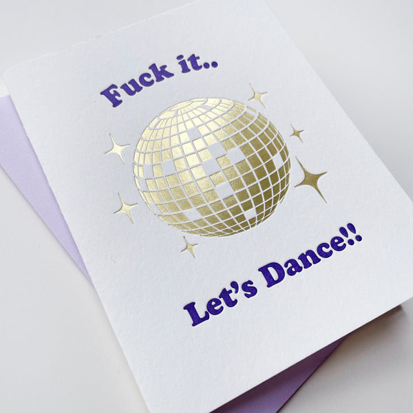 Lets Dance Card